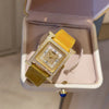 Hermès Women's Crocodile Leather Watch with Premium Diamond-Set Dial