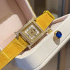 Hermès Women's Crocodile Leather Watch with Premium Diamond-Set Dial