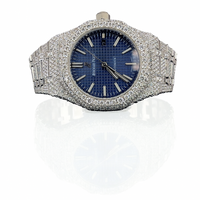 fully iced-out Audemars Piguet Royal Oak style