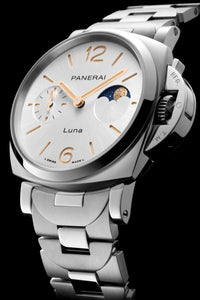 Luminor Due LunaStainless Steel