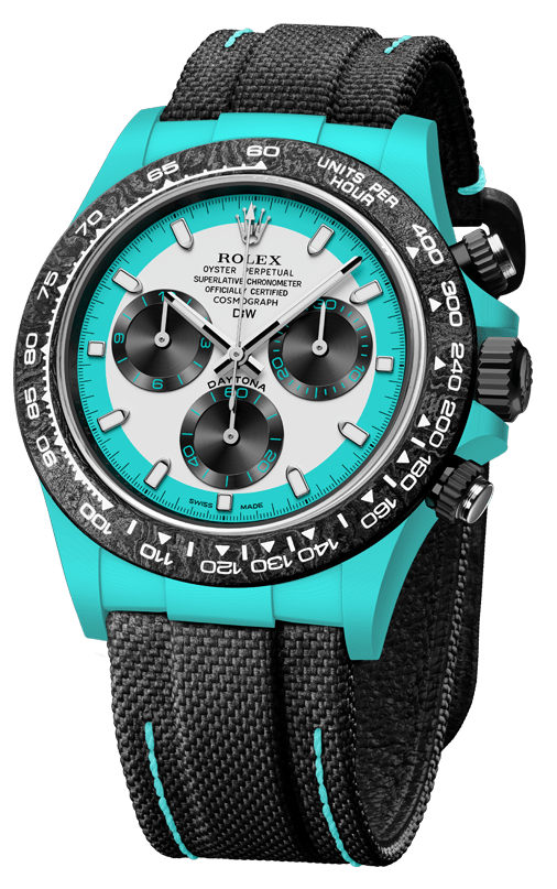 Rolex Cosmograph Daytona "Celeste Invert" CarboQuartz