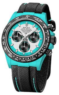 Rolex Cosmograph Daytona "Celeste Invert" CarboQuartz