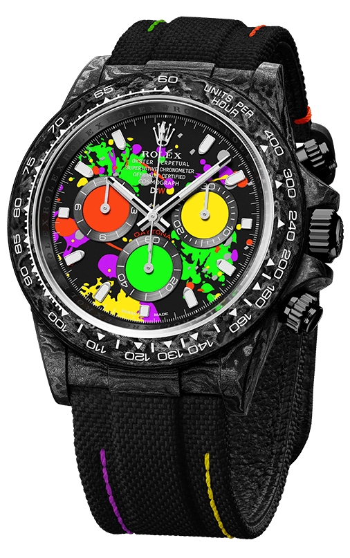 Custom Rolex Daytona "Carbon Motley" by Designa Individual (DiW).