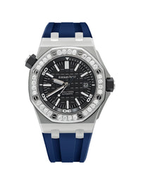 FKM Rubber Strap for Audemars Piguet 42mm Royal Oak Offshore - Indigo Blue