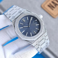 Two-tone Square Dial VVS Moissanite Hip Hop Watch