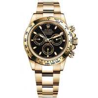 Rolex Daytona 40mm Yellow Gold 116508 Black Dial