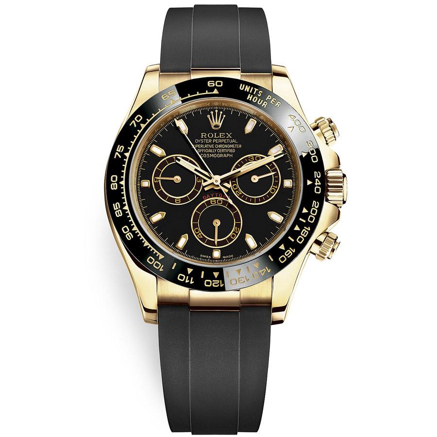 Rolex Daytona 40mm Oyster Flex 116518LN Black Dial