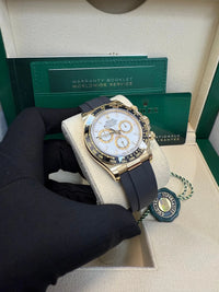 Rolex Daytona 40mm Oyster Flex 116518LN White Dial