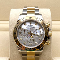 Rolex Daytona 40mm 116503 White Mother Of Pearl Diamond Dial