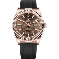 Rolex Sky-Dweller 336235-0002 Chocolate Dial Rose Gold