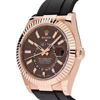 Rolex Sky-Dweller 336235-0002 Chocolate Dial Rose Gold