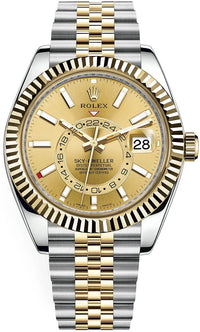 NEW 2025 Rolex Sky-Dweller 42mm 336933 Jubilee Champagne Dial