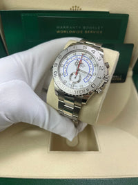 Rolex Yacht-Master II 44mm White Gold 116689 White Dial