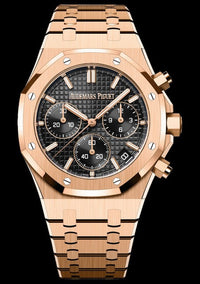 Royal Oak Chronograph Rose Gold Black Dial 41mm
