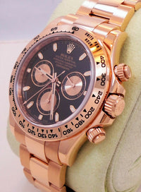 Rolex Daytona 40mm Rose Gold 116505 Black Dial