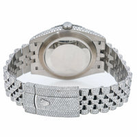 Rolex Datejust 126300 41mm Stainless Steel Iced Out Jubilee Bracelet Watch