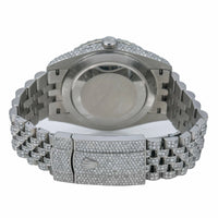 Rolex Datejust 41mm Iced Out Steel Watch with Diamond Jubilee Bracelet - 126300