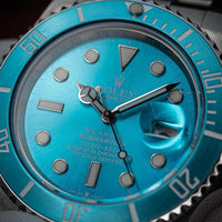 Rolex Submariner Blaken Sunray Blue Dial Complete Box & Papers 126610LN