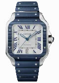 Santos de Cartier 39 Stainless Steel Grey Dial