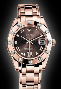 Rolex Pearlmaster 34 81315 Mother Of Pearl Dial