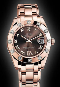 Rolex Pearlmaster 34 81315 Mother Of Pearl Dial