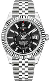 Rolex Sky-Dweller 326934 Black Dial, Stainless Steel, Chronometer, Automatic Men's Watch