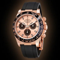 Rolex Daytona 40mm Oyster Flex 116515LN PBK Pink Dial