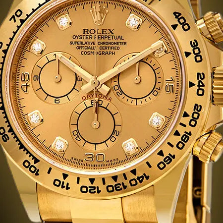 Rolex Daytona 40mm Yellow Gold 116508 Champagne Diamond Dial