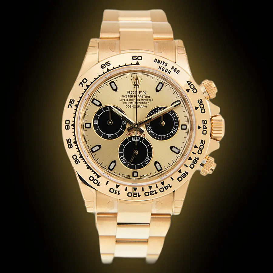Rolex Daytona 40mm Yellow Gold 116508 Champagne Dial