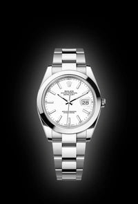 Rolex Datejust 41mm White Dial Smooth Bezel 126300