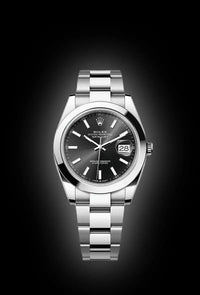 Rolex Datejust 41mm Black Dial Smooth Bezel 126300