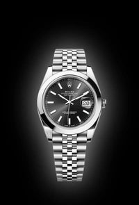 Rolex Datejust 41mm Black Dial Smooth Bezel 126300