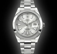 Rolex Datejust 41mm Silver Dial Domed Bezel 126300