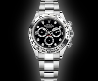 Rolex Daytona 40mm 116509 White Gold Black Diamond Dial