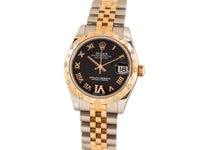 Rolex Datejust 31mm Stainless Steel and Yellow Gold 278343rbr Grey VI Roman Jubilee