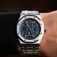 Audemars Piguet Royal Oak Perpetual Calendar Steel Blue Dial