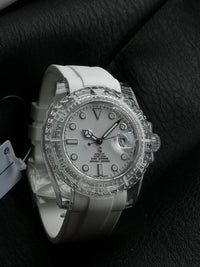 ER Factory 40mm Automatic Mechanical Watch – 3135 Movement, Frosted Polycarbonate Crystal Case, Designer Men’s Wristwatch