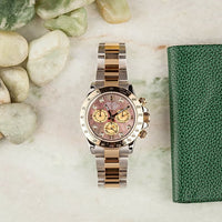 Rolex Daytona 40mm 116503 Black Mother Of Pearl Diamond Dial