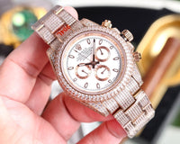 Rolex Daytona Rose Gold Fully Pave Custom Diamond - 116505