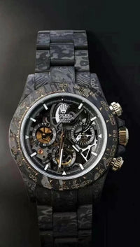 DIW Daytona Skeleton Dial in Carbon